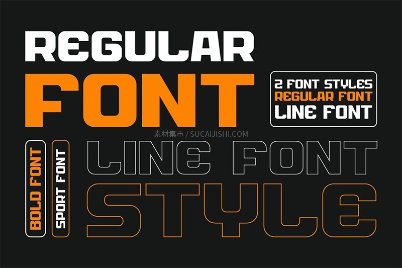 10款超级有设计感的英文运动字体